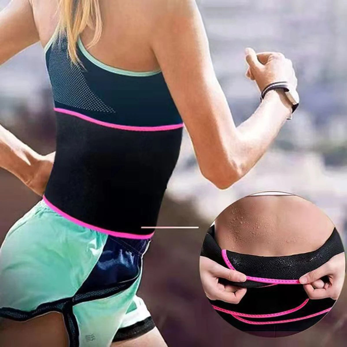 Premium Full Body Pull Reducer Training Bands with Sweat Belt