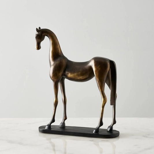 Elegant Handcrafted Horse Statue for Modern Interiors