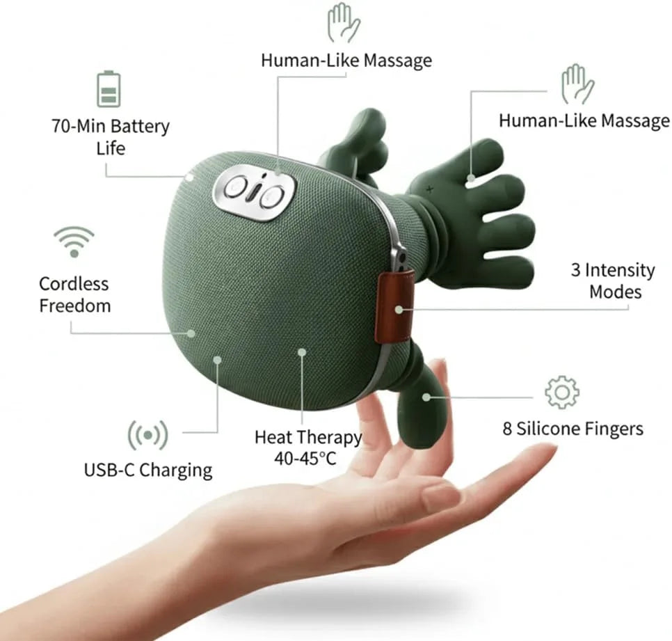 Smart Portable Neck & Shoulder Pain Relief Massager